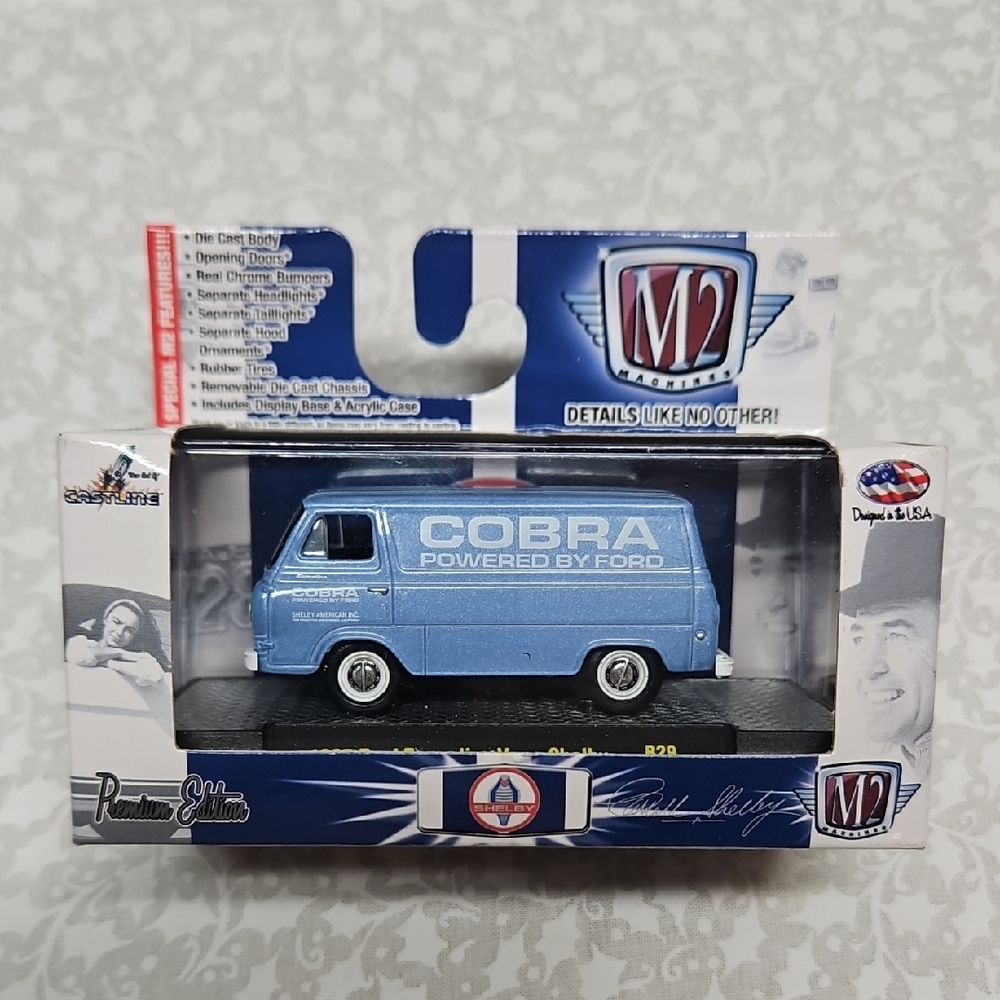 2015 M2 Machines 1965 Ford Econoline Van Shelby Cobra Premium Die-cast R29 15-08